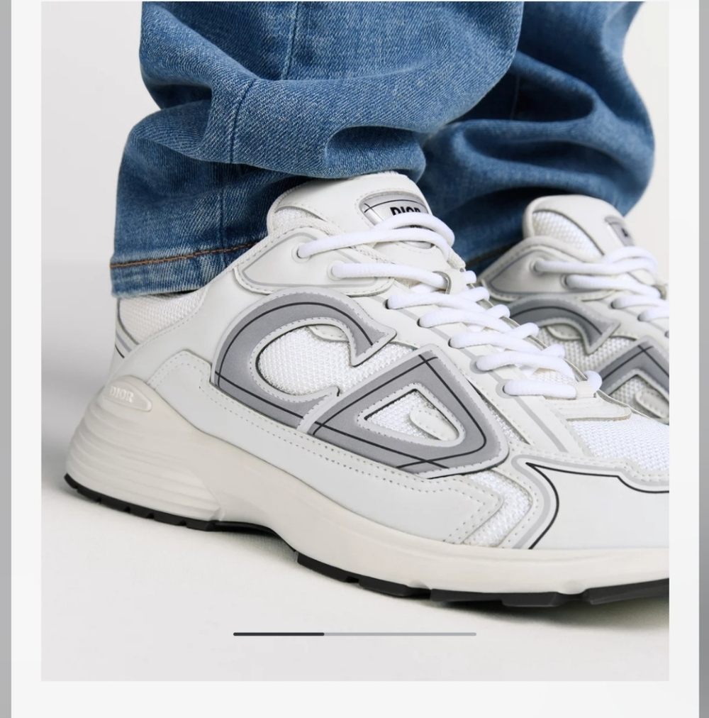 Dior Men's Gray Sneakers